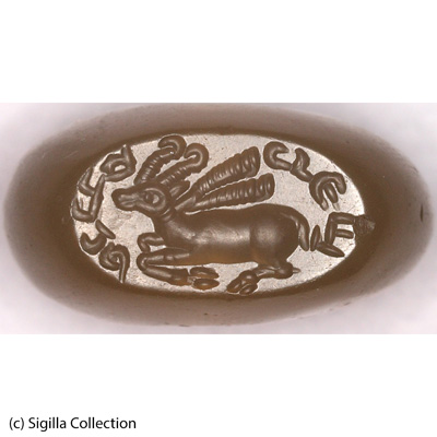 Sasanian Seals Antelope