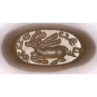 Sasanian Seals Antelope
