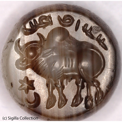 Sasanian Seals Hump bull