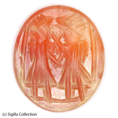 Sasanian Seals Human Couple