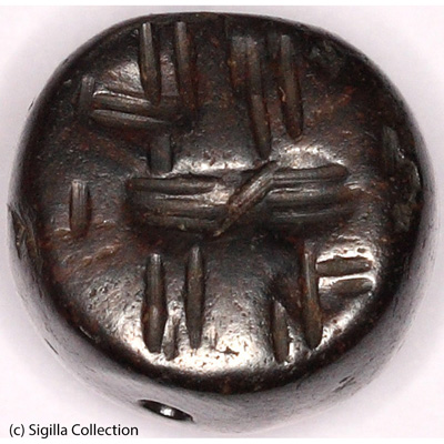Sasanian Seals Two protomes