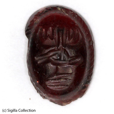 Sasanian Seals Head of stag
