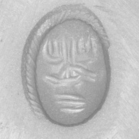 Sasanian Seals Head of stag