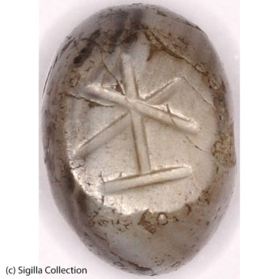 Sasanian Seals Star on a stand
