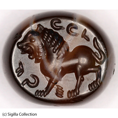 Sasanian Seals Lion