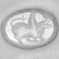 Sasanian Seals Griffin