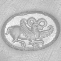 Sasanian Seals Winged ram