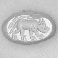 Sasanian Seals Wolf