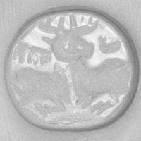Sasanian Seals Two stags