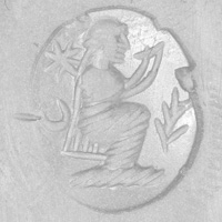 Sassanidische Siegel Frau