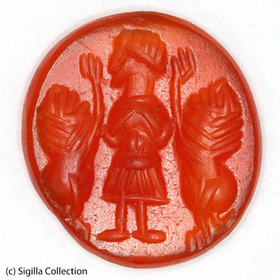 Sasanian Seals Lord of animals