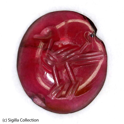 Sasanian Seals Crane