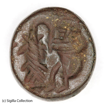 Sasanian Seals Angler with fish