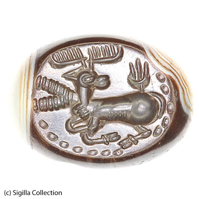 Sasanian Seals Stag