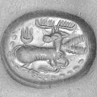 Sasanian Seals Stag