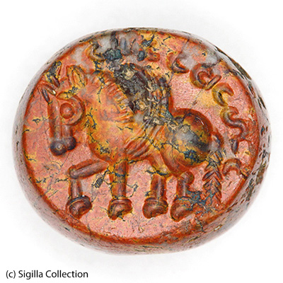Sasanian Seals Winged horse