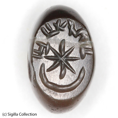 Sasanian Seals Crescent and star