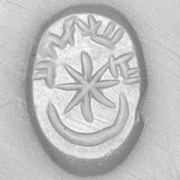 Sasanian Seals Crescent and star