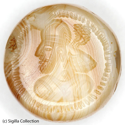 Sasanian Seals Male bust