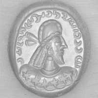 Sasanian Seals Male bust
