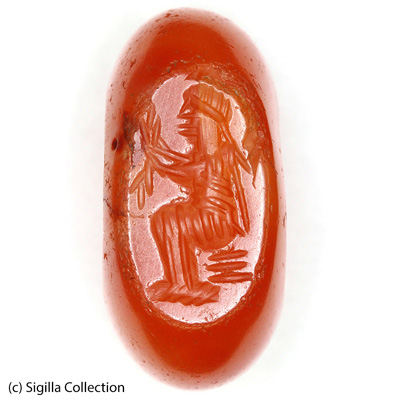 Sassanidische Siegel Frau