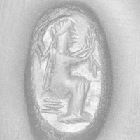 Sassanidische Siegel Frau