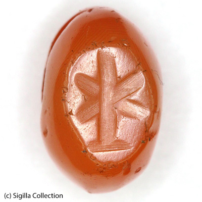 Sasanian Seals Star on a stand