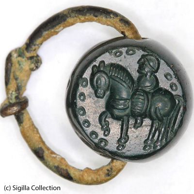 Sasanian Seals Horseman