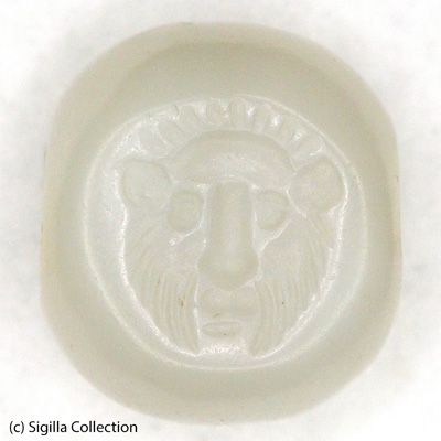 Sasanian Seals Lion mask