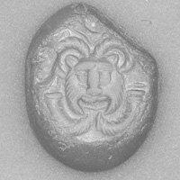 Sasanian Seals Lion mask