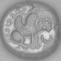 Sasanian Seals Winged lion