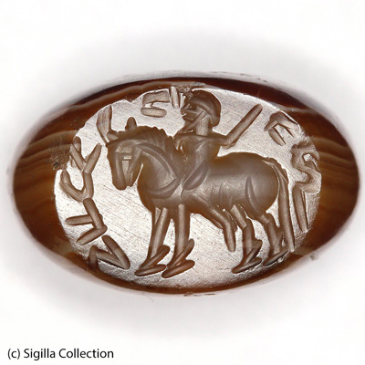 Sasanian Seals Horseman